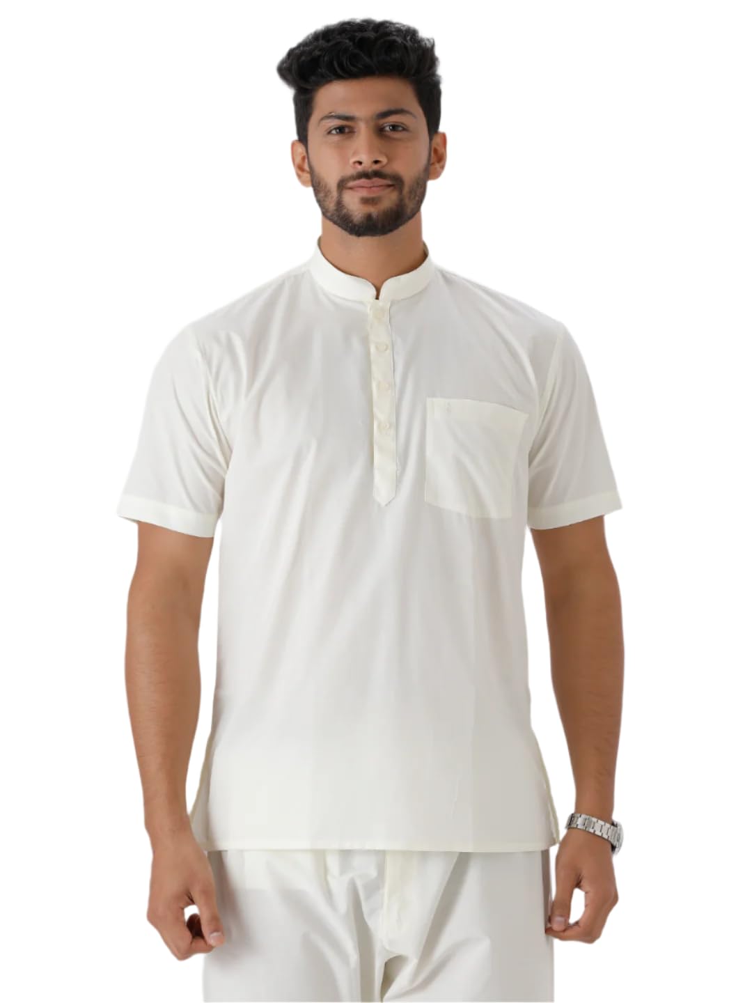 ramraj cotton Men Short Length Pocket Kurta-picture-15