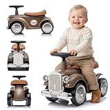 Porteur Enfant 1 an voiturette Retro Classic, Trotteur bébé garçon, Interactive avec klaxo...