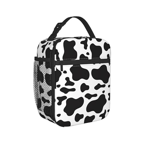 Pcoxrtxo Cow Print Lunch Box For Women Portable Insulated Reusable Tote Bag Cute Lunch Box For Women Men（1） #TOP1