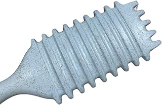 فرشاة تصفيف الشعر، فرشاة تصفيف الشعر المموج وفك تشابك الشعر الرطب والجاف لتصفيف تموجات الشعر وتحقيق تموجات محددة بشكل مثالي بمقبض لبني