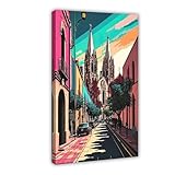 ZDFTAFD Guadalajara - Lienzo decorativo para pared, 60 x 90 cm