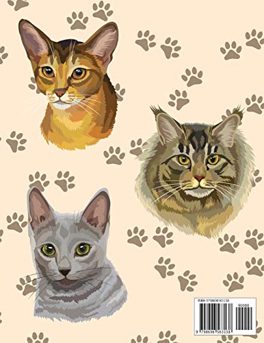 Livro para Colorir de Retratos de Gatos para Adultos: 1