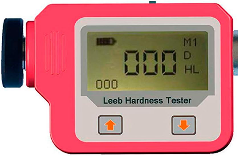 Integrated Portable Leeb Hardness Tester HTP1600 Pen Type Design with D Type Impact Device D Test Block Integrate Hardness Measuring Meter 999 Data Storage Durometer Instrument USB Interface