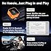 Aimoon Mini Wireless CarPlay Adapter 2026 Upgraded for Apple CarPlay & Android Auto, Plug & Play, Fast and Auto Connect, No Latency 2 in 1 Car Play Wireless Adapter for iPhone iOS 10+ Android 11+