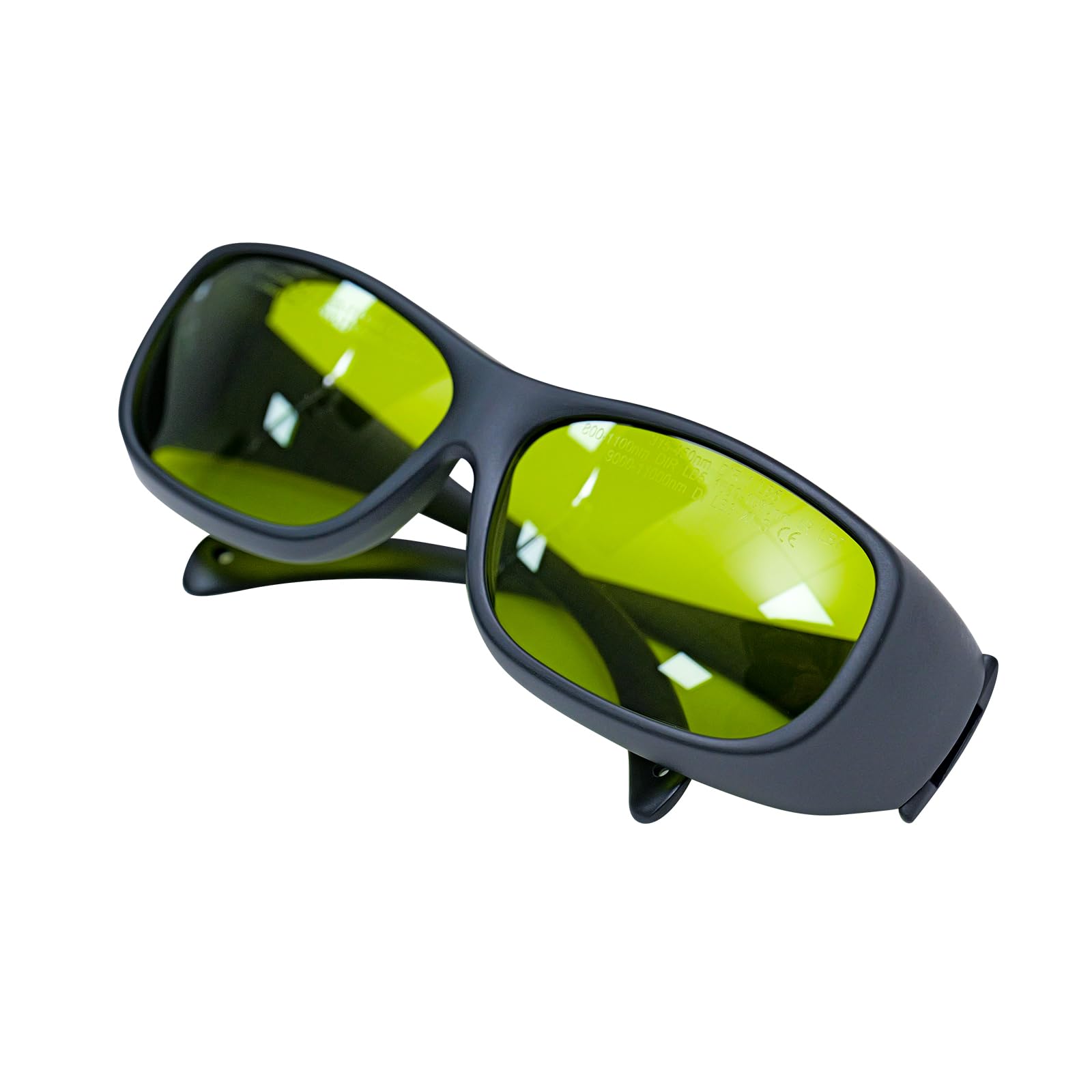 LYXCTECH Gafas de seguridad láser profesionales OD7+ para 1000nm-1090nm, OD5+ para 200nm-450nm, 800-1100nm, 9000-11000nm gafas de protección láser para máquina de limpieza láser, máquina de soldadura