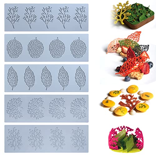 Tapete para Encaje para Tartas: Silicona para Fondant Moldes Plantilla de Fondant de Encaje Decoración Tartas, Moldes para Fondant Molde Decoración de Tartas Hornear DIY Pastelería Candy