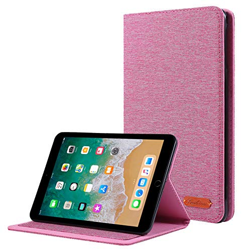 Étui iPad mini 5/4/3/2/1 rose avec coque souple TPU et mise en veille