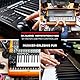 M-Audio Keystation 61 MKIII - Kompakter 61-Tasten MIDI Keyboard Controller mit zuweisbaren Reglern, Pitch/ Modulation Rädern, Plug-And-Play (Mac/PC) Konnektivität und Software Production Suite