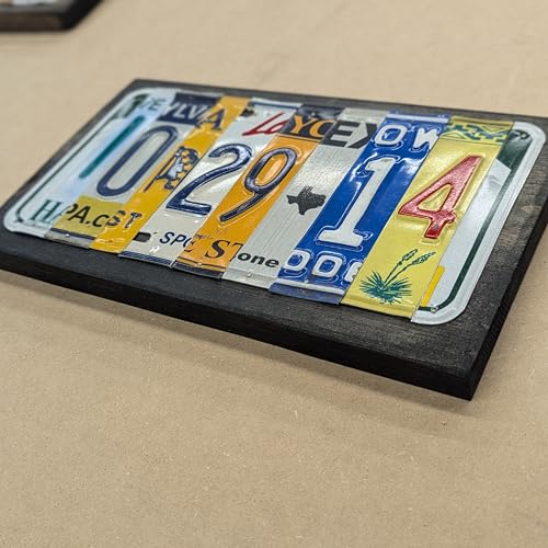 Custom 10th Anniversary Tin License Plate Gift – Personalized Vintage Sign for Couples with Anniversary Date – Unique Keepsake from Farm and Posh - Image 6