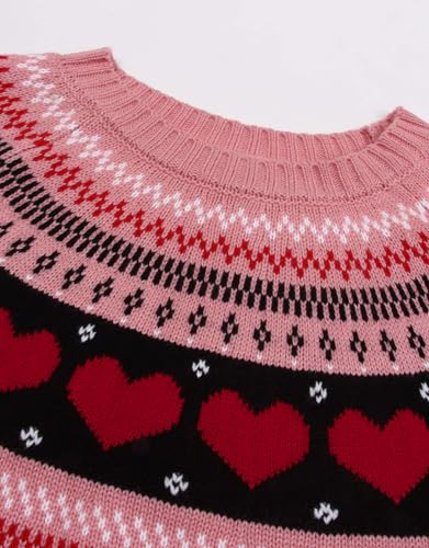 Image of Women's Vintage Fair Isle Pullover Sweater Lightweight Knit Tops
