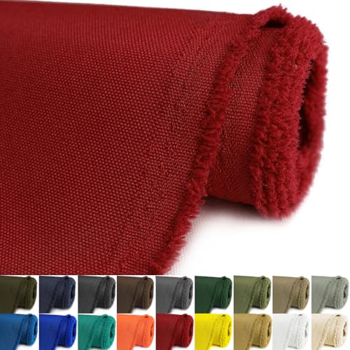 Best Rub Count for Sofa Fabric: Choosing Durable and Stylish Upholstery 6 Waterproof Canvas Fabric by The Yard 58inch 600D Upholstery Material Cordura Polyester Fabric Outdoor Water Resistant Fabric for Sewing Chair Patio Cushion Purse Bag Interior, 5 Yard Red
