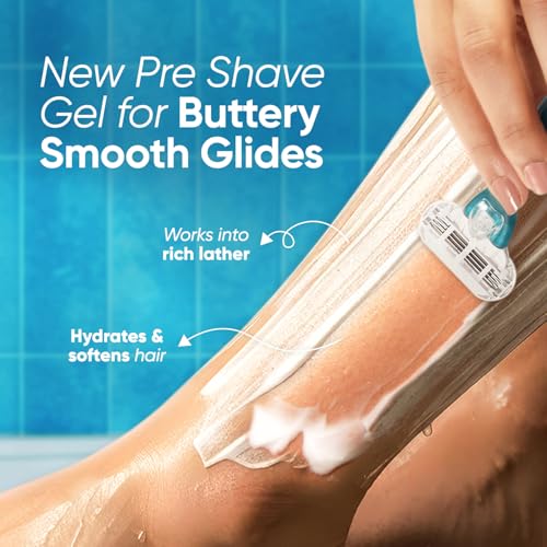 Image of Gillette Venus Smooth Hair Removal Razor for Women with Aloe Vera with FREE Venus Smooth Shave Gel, 1 Pc
