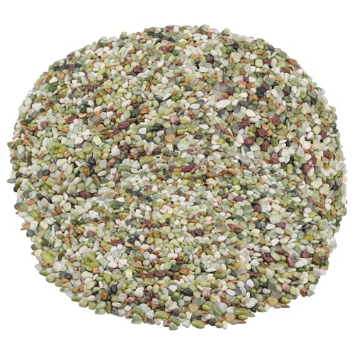 Virekm 10 lb Green Decorative Pebbles