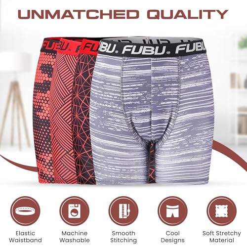 Fubu Boys Underwear 4 Pack, Boys Boxer Briefs, Underwear Boy Pack, Boys Boxers, Boys Underwear Boxer Briefs2