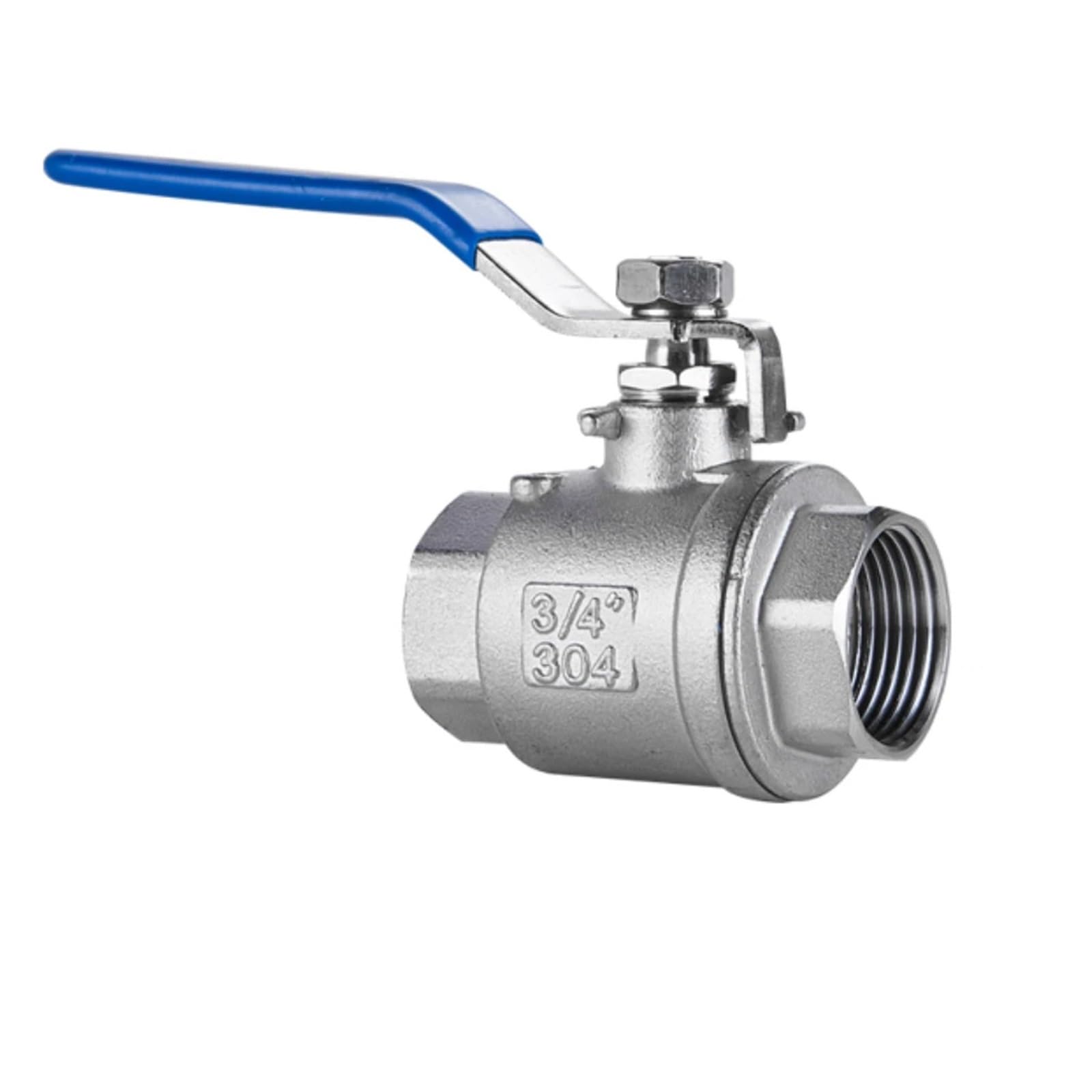 1 Uds. Grifo de interruptor válvula bola cierre puerto completo acero inoxidable 316 304 hembra BSP NPT alta resistencia 1/4 "3/8" 1/2 "3/4" "2"(1",BSPP_SS304)