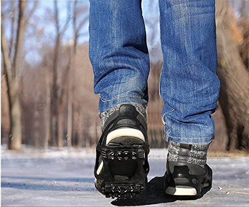 Limm Crampons Ice Traction Cleats Xlarge - Lightweight Snow Cleats For Walking On Snow & Ice - Anti Slip Shoe Grips Quickly & Easily Over Footwear - Portable Ice Grippers For Shoes & Boots #TOP5