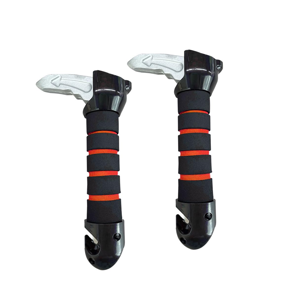 3 in 1 Car Handle Assist for Elderly, Multifunctional Car Door Support Handle, Window Breaker, Seatbelt Cutter, Portable Automotive Cane, Assistance Tool for Seniors and Handicapped (Red, 2PC)