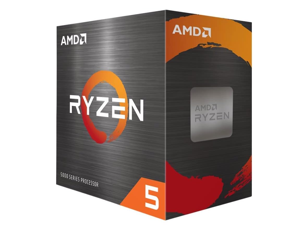 AMD Ryzen 5 5600 - Processeur 3,5 GHz (4,4 GHz) - 6 cœurs - 12 threads - 35 Mo de cache - Socket AM4 - AMD Wraith Stealth - doos