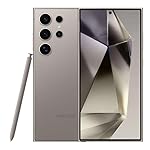 SAMSUNG Galaxy S24 Ultra 5G S928B/DS 512GB 12GB RAM AI Smartphone, Factory Unlocked, Global Model, Long Battery Life - Titanium Gray