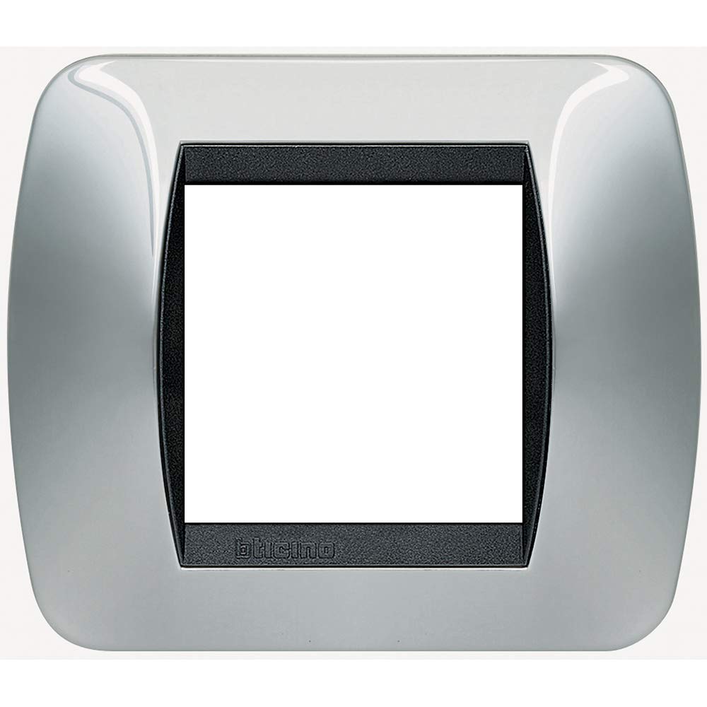 BTicino L4802CR plaque chrome brillant au design d'exception