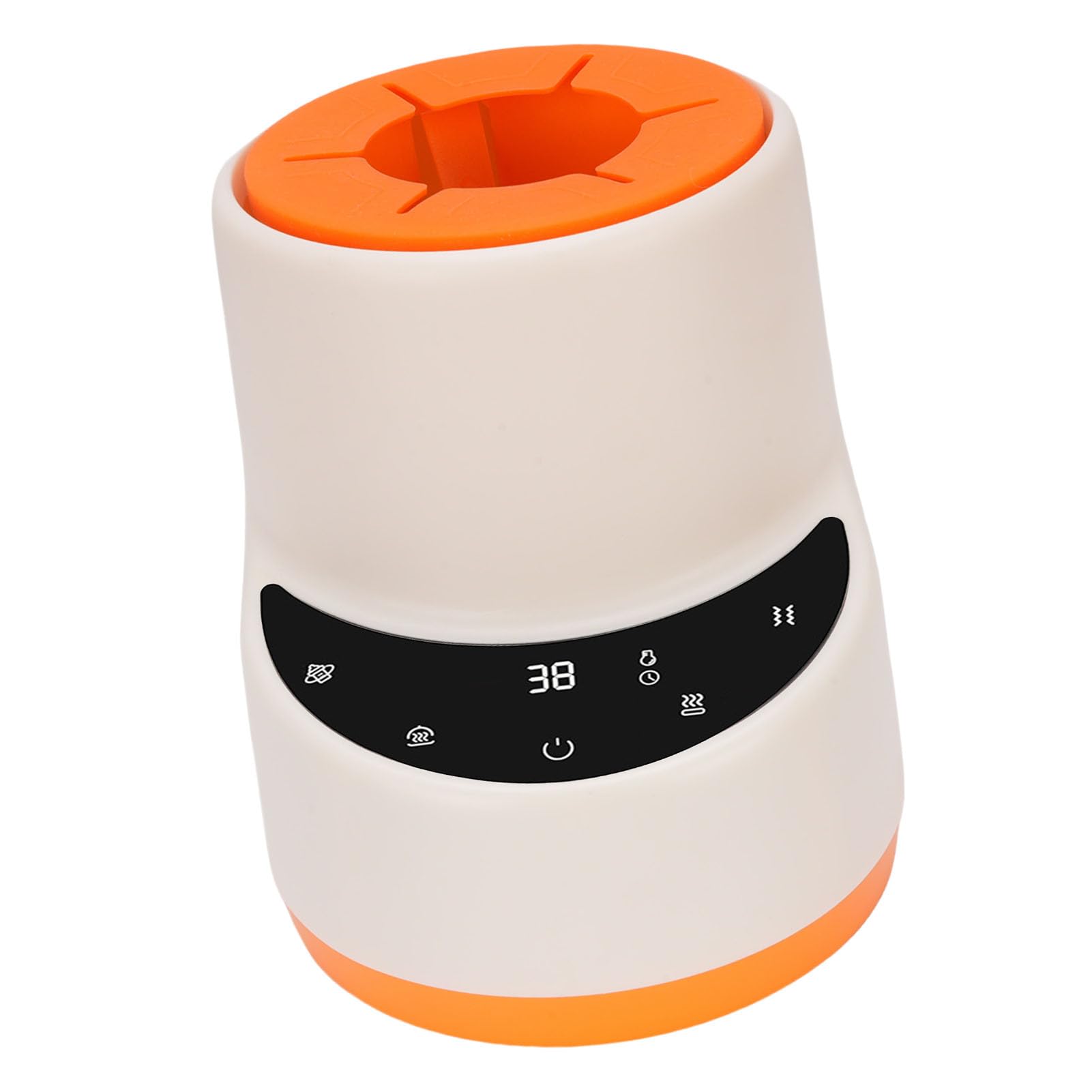 AMONIDA Scaldabiberon 2 in 1, Agitatore per Biberon, Scaldabiberon Portatile Riscaldante con Funzione Scongelamento, Conservazione, Riscaldamento Alimenti, Ideale per i Viaggi (Spina europea 220 V)