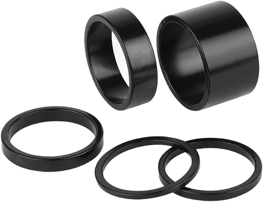 3PCS Bicycle Headset Spacer 2MM 3MM 5MM, Road Bicycles Aluminum Alloy Headsets Fork Spacers Road Bicycles Handlebars Stem Washers Rings Front Fork Bicycles Part