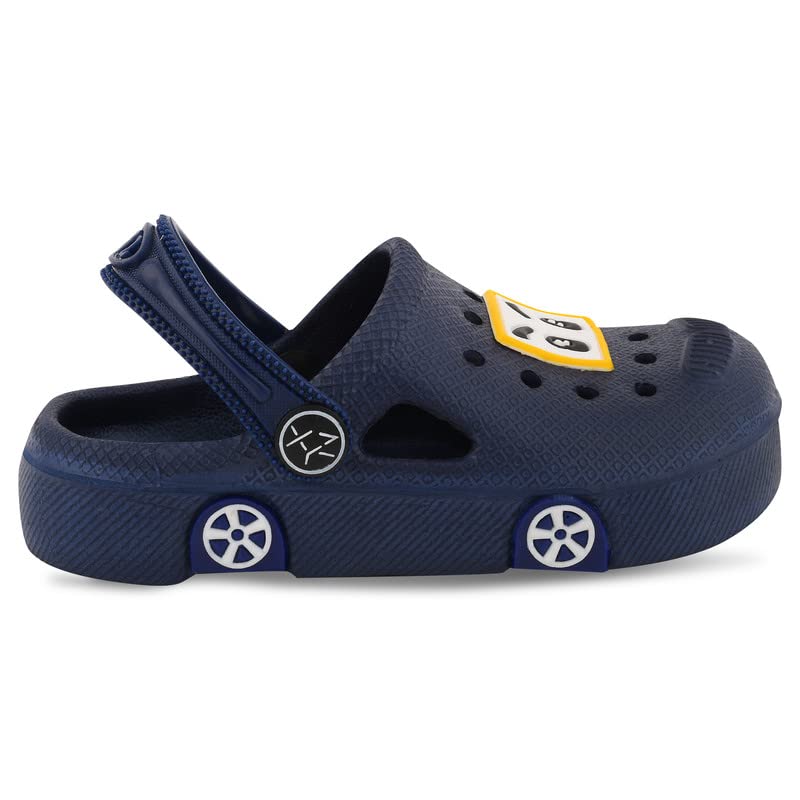 Image of SMARTOTS Pack of 2 Car Design Kids Clogs for Daily Use, Kids Eva Sandals for Boys and Girls with Adjustable Sling Back Strap