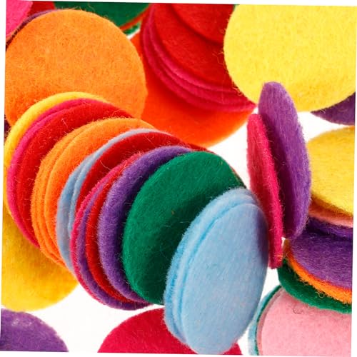 Coussinet rond en feutrine 2,5 cm pour réussir vos applications de mercerie sans effilochage