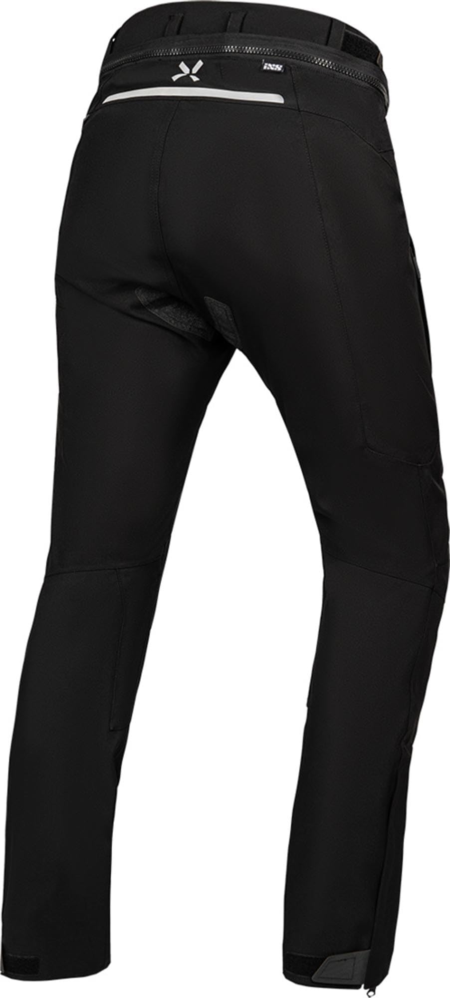 IXS Rapid-STX 2.0 wodoodporne tekstylne spodnie motocyklowe, czarny, L