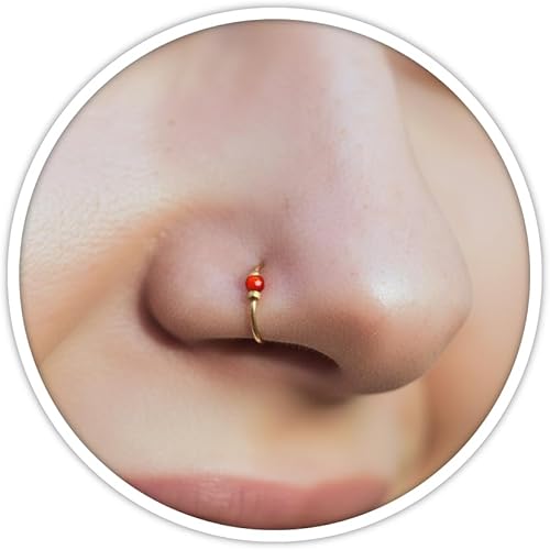 Miniatura 15 de Anillo de nariz de ópalo para piercing