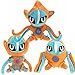 3 Piezas Pokemon Teddy Deoxys Muñeco De Peluche De 15 Cm , Peluches De Peluche para Niños, Cumpleaños