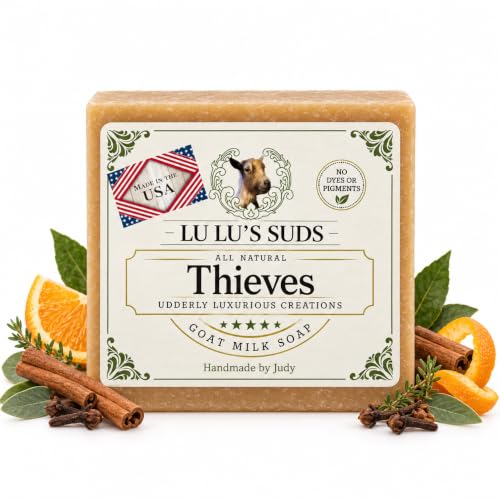 Lu Lu's Suds Handmade All Natural Goat Milk Soap (Thieves)