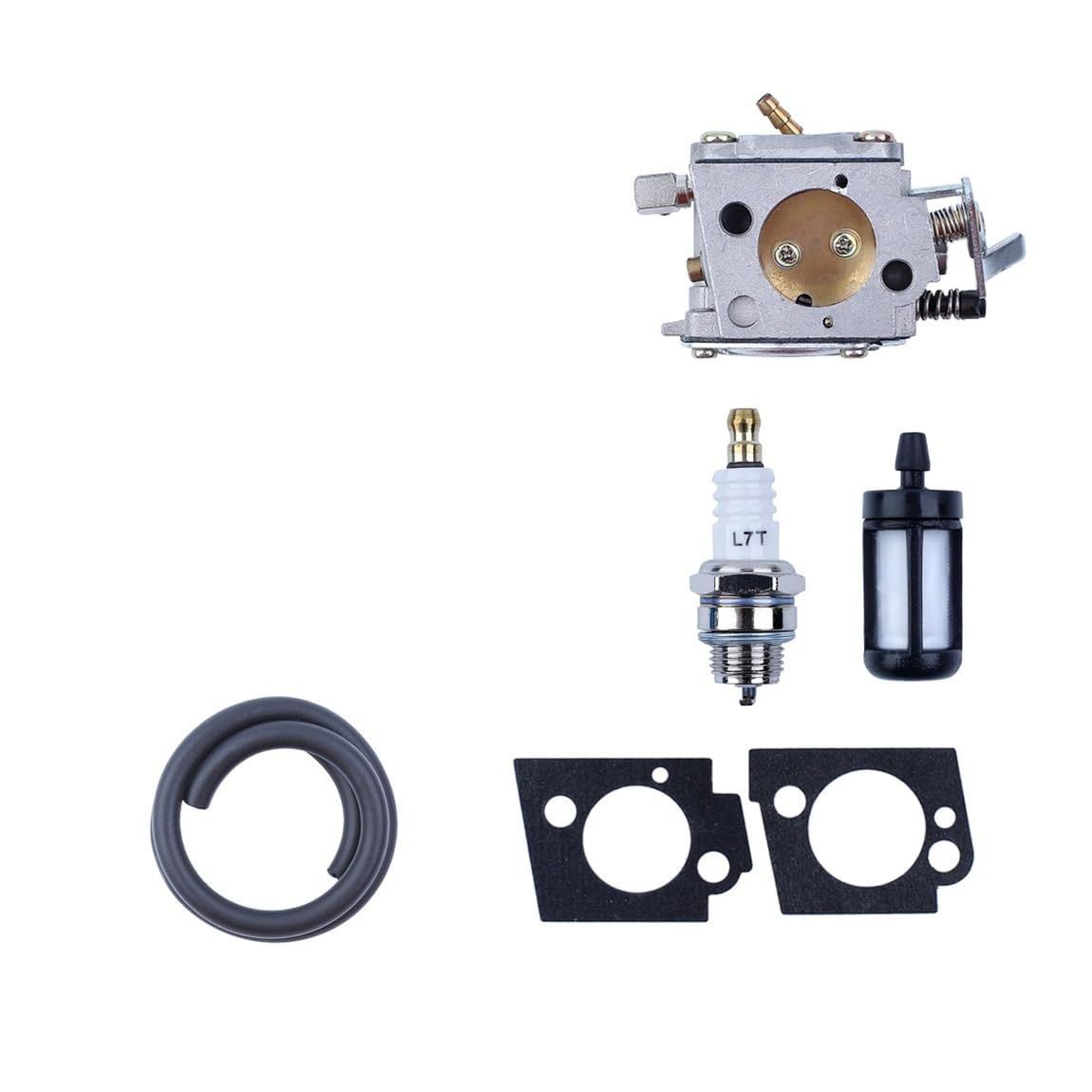 Filtro de combustible y tubo for carburador de motosierra, compatible con piezas de herramientas de jardinería 041