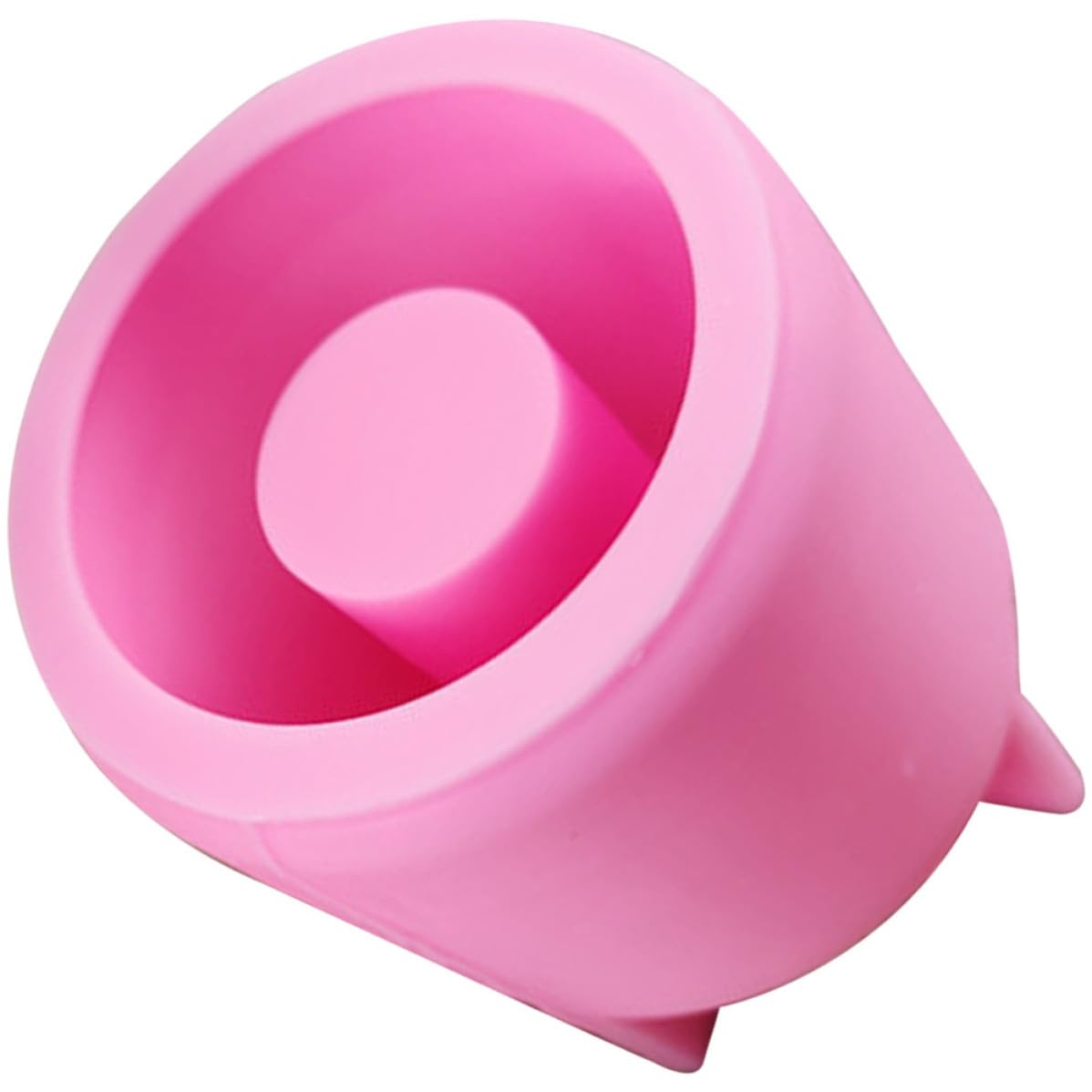 Molde de Jarrón Redondo de Silicona Rosa para DIY y Tienda | Interior Liso y Alta Transparencia, Fácil Desmoldeo, para Principiantes