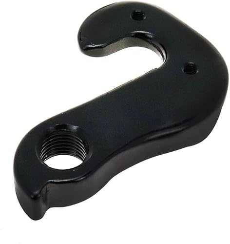 Miniatura 4 de 2 piezas universal de bicicleta desviador de bicicleta percha marco engranaje gancho cola, negro