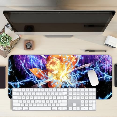 Image of XL Extended Gaming Mouse Pad | XXL Large Desk Mat 60x30cm for Laptop & PC | Non-Slip Rubber Base, Waterproof, Durable & Smooth Surface | Office, Gaming & Study