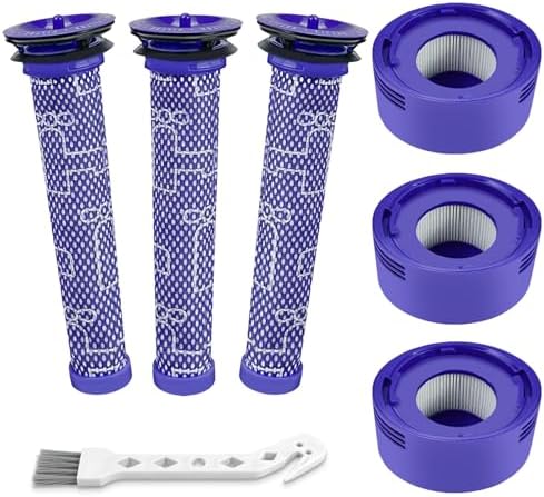 6 Pack Vacuum Filter Replacement Kit for V7, V8