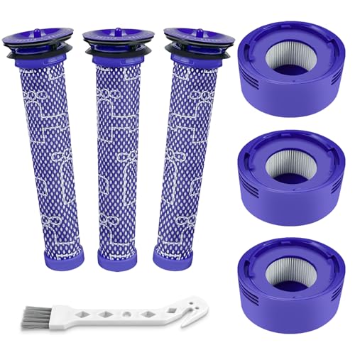 Image of 6 Pack Vacuum Filter Replacement Kit for V7, V8 | V7, V8 Animal and V8 Absolute Cordless Vacuum, 3 Pre Filter, 3 Post Filter, Replaces Part # 965661-01 & 967478-01