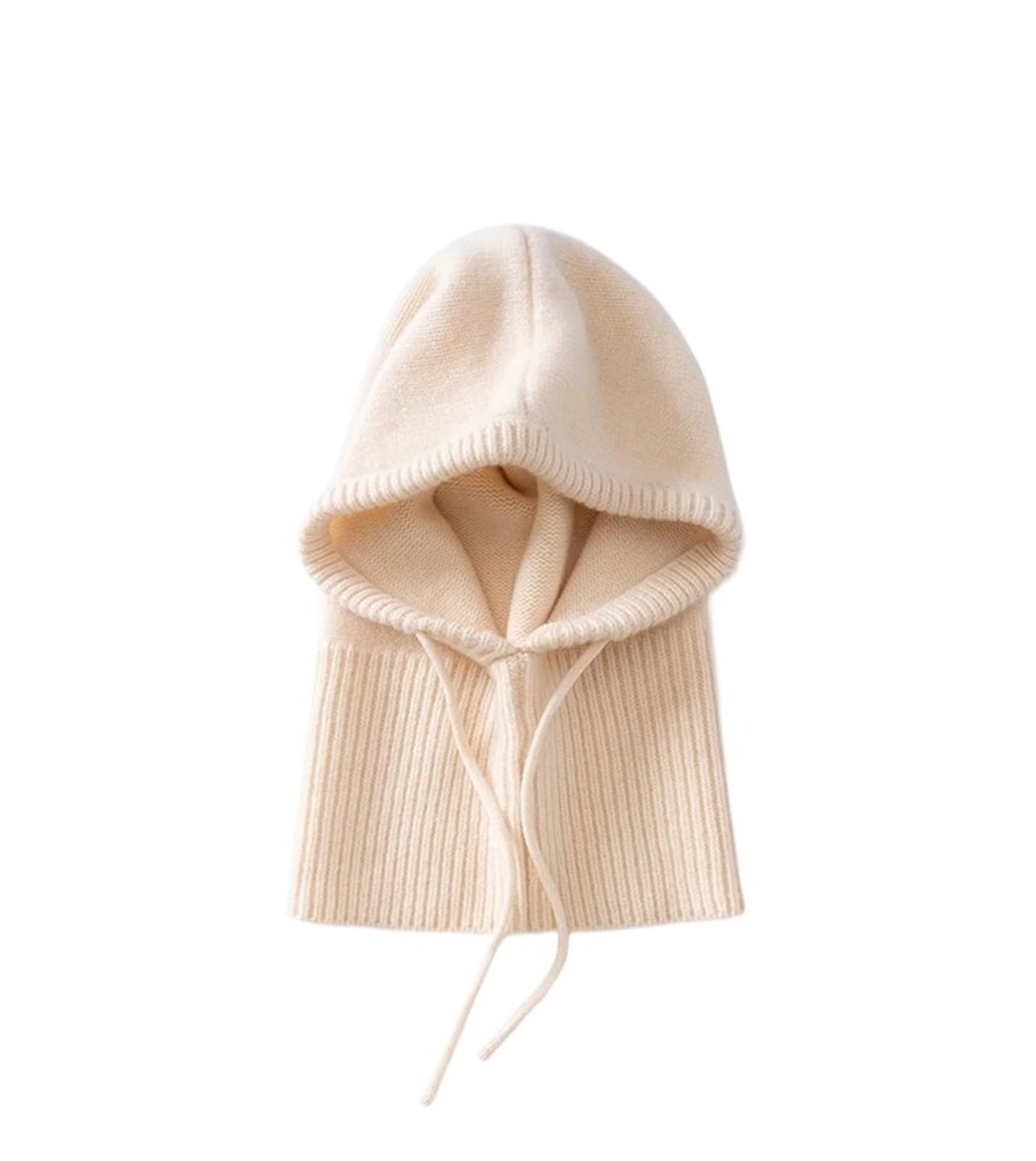 1 Pezzo di Cappello Lana da Donna/Uomo, Bavaglino Invernale Donna, Lavorato a Maglia Spesso, Quadrato, Colletto, Sciarpa con Cappuccio Calda e Morbida per attività Invernali All'aperto