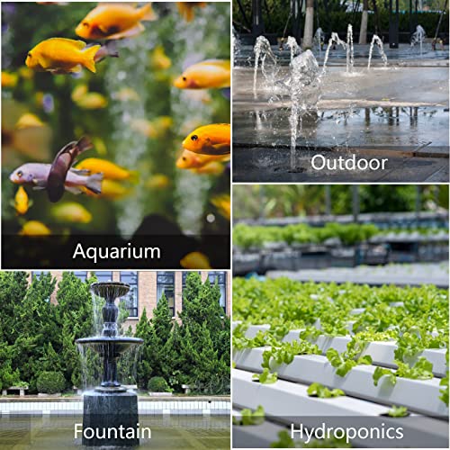 Aysoner Submersible Fountain Water Pump: 550Gph 30W Adjustable Ultra Quiet Small Pond Pump With 6Ft Power Cord For Aquarium Fish Tank | Outdoor Waterfall | Statuary | Hydroponics #TOP5