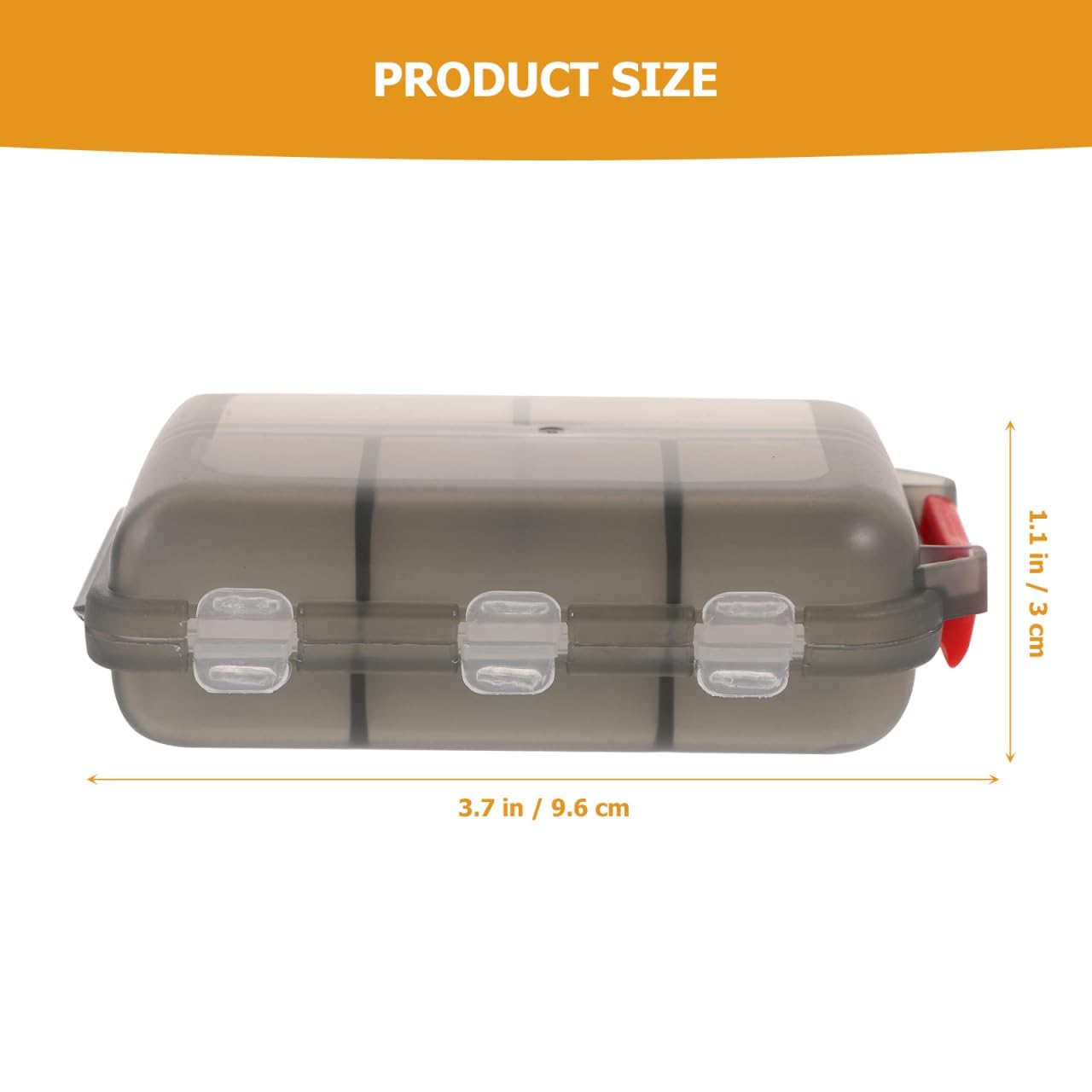 Aanahil Portable Medicine Box Double Layer Pill Case Travel Medicine Organizer with Secure Seal Mini First Aid Storage Container for Home, Office, Camping & Travel – Multy