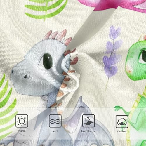 Girls Underwear Toddler 2t Cotton Girl Panties Cute Animals Briefs Underpants Cute Cartoon Dragons Beige3