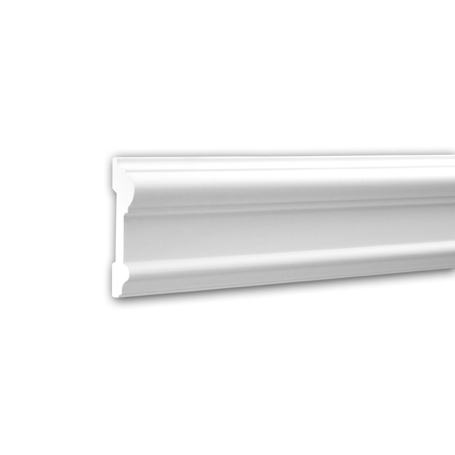 Moldura de poliuretano flexible pretratado para curvas perfectas en pared