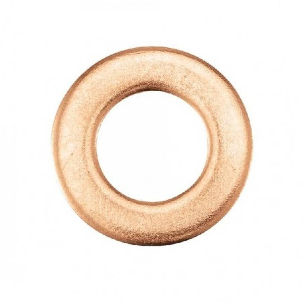 25 arandelas planas medianas tipo M 20 mm - NFE 25513 - NFE25-514 - ISO 7089 - Latón - D-Work