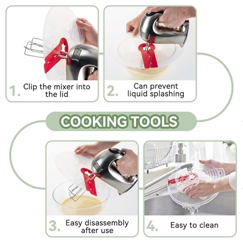 Couvercle anti-éclaboussures de cuisine pour réussir vos blancs en neige au fouet sans taches - 4