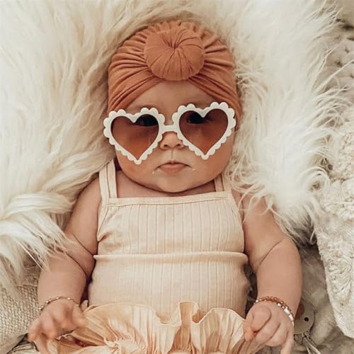 Children's Large Frame Heart Sunglasses Girl Fashion Sun Glasses Cute Baby Outdoor Sunshade Eyewear UV4002