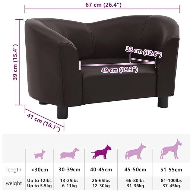 Foto 3 de 8 de vidaXL Sofá para Perros Cama Mascotas Almacenamiento Gato Animales Pequeños Suave Grueso Acolchado…