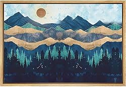 mountain scenery art