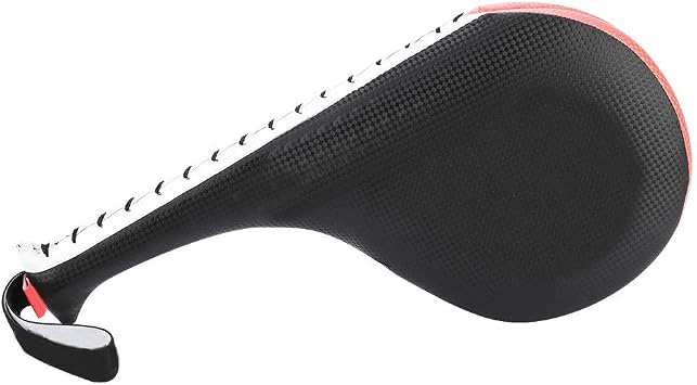 Taekwondo Kick Pad, High Dense Sponge Double Clapper Kicking Pad Striking Pad TKD Kicking Targets Training Paddles with Wrist Strap for Karate Taekwondo Kickboxing Training