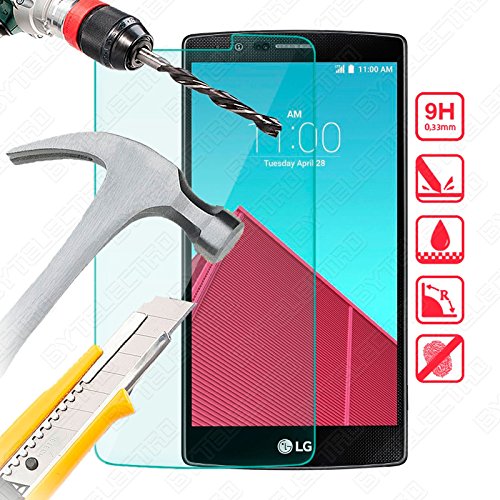 Bytelectro - Protector Pantalla CRISTAL TEMPLADO Premium LG G4 H815